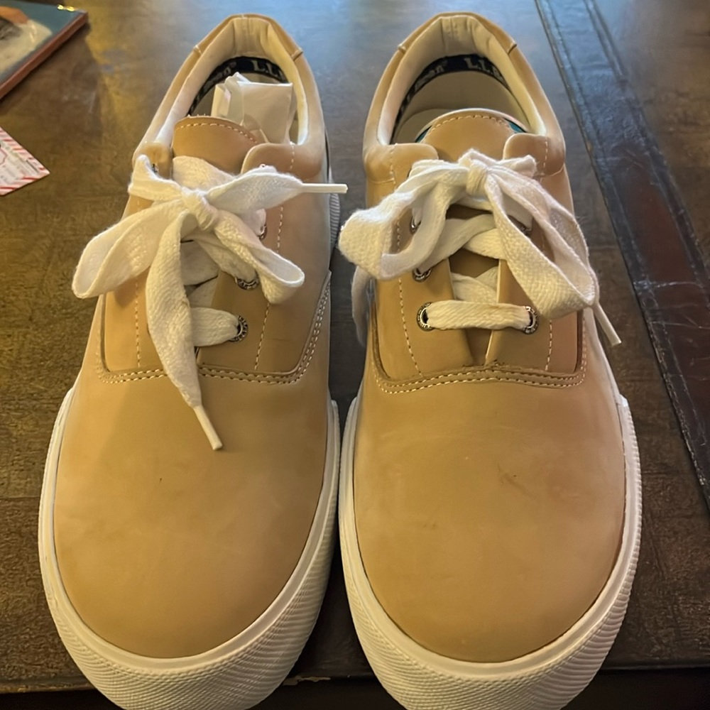 Brand new LL Bean suede leather casual shoes